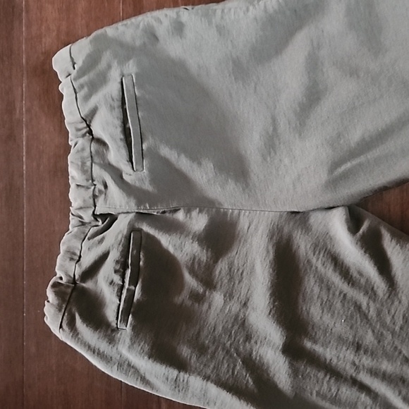 Loft Womens Army Green Pants With Gold Accents Size Small S - Picture 7 of 7